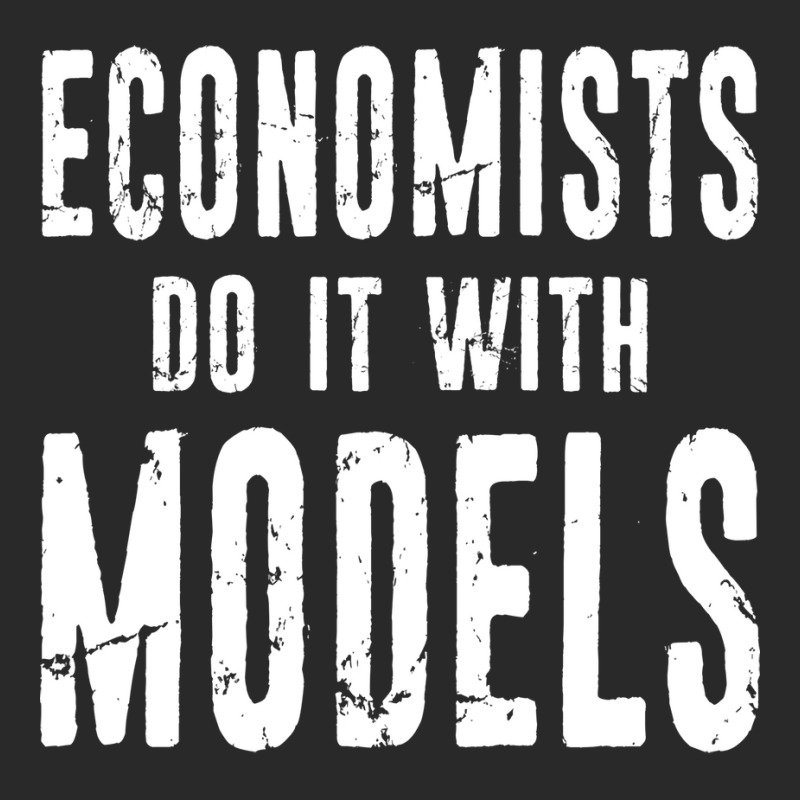 Funny Economists Do It With Models Distressed Typo Printed Hat | Artistshot