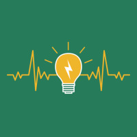 Electrician Heart Beat Light Bulb Girl T-shirt | Artistshot