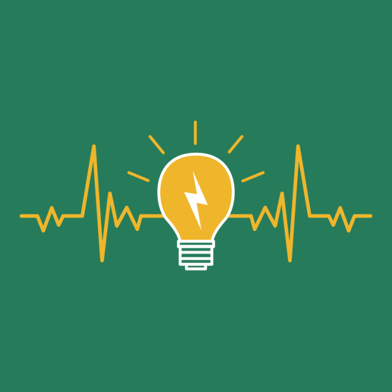 Electrician Heart Beat Light Bulb Girl T-shirt | Artistshot