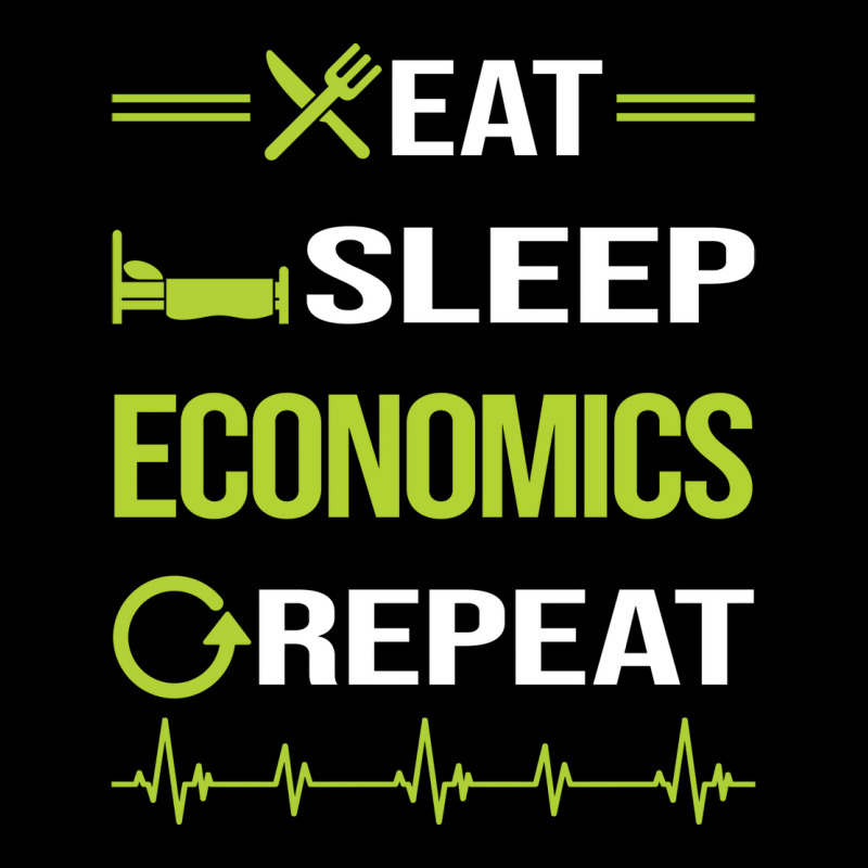 Funny Eat Sleep Repeat Economics Economy Economist Cropped Hoodie by baqytmajdov2 | Artistshot