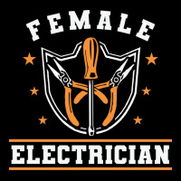 Female Electrician Lineman Stars Zipper Hoodie | Artistshot