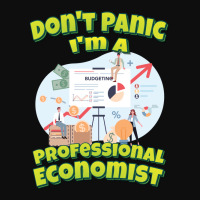 Dont Panic Im A Professional Economist Hippie Crop Top | Artistshot