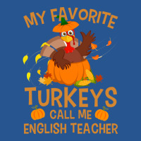 My Favorite Turkeys Call Me English Teacher Vintag Ladies Fitted T-shirt | Artistshot