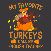 My Favorite Turkeys Call Me English Teacher Vintag Ladies Curvy T-shirt | Artistshot