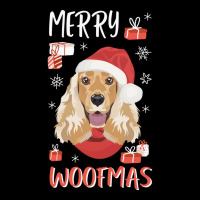 English Cocker Spaniel Christmas Retro Cropped Sweater | Artistshot