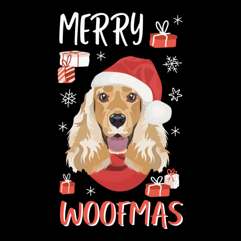 English Cocker Spaniel Christmas Retro Cropped Sweater by jengizsiketes | Artistshot