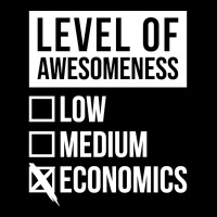 Funny Level Of Awesomeness Low Medium Gift Economi Zipper Hoodie | Artistshot