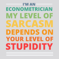 Im An Econometrician My Level Of Sarcasm Depends O Women's Triblend Scoop T-shirt | Artistshot