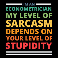 Im An Econometrician My Level Of Sarcasm Depends O Cropped Sweater | Artistshot