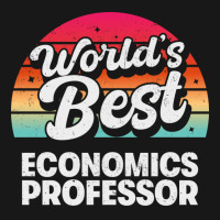 Worlds Best Economics Professor 70s Flannel Shirt | Artistshot