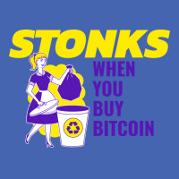 Stonks When You Buy Bitcoin Travel Zipper Hoodie | Artistshot