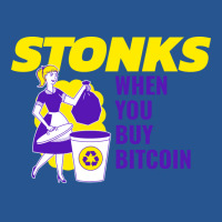 Stonks When You Buy Bitcoin Travel Ladies Fitted T-shirt | Artistshot