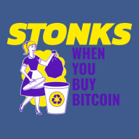 Stonks When You Buy Bitcoin Travel Champion Hoodie | Artistshot