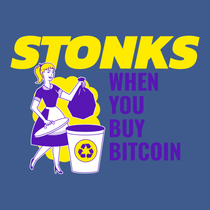 Stonks When You Buy Bitcoin Travel Champion Hoodie by efrancikag | Artistshot