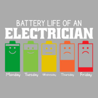 Battery Life Of An Electrician Cute T-shirt | Artistshot