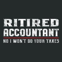 Retired Accountant  Funny Retirement Gift Aestheti Women's Triblend Scoop T-shirt | Artistshot