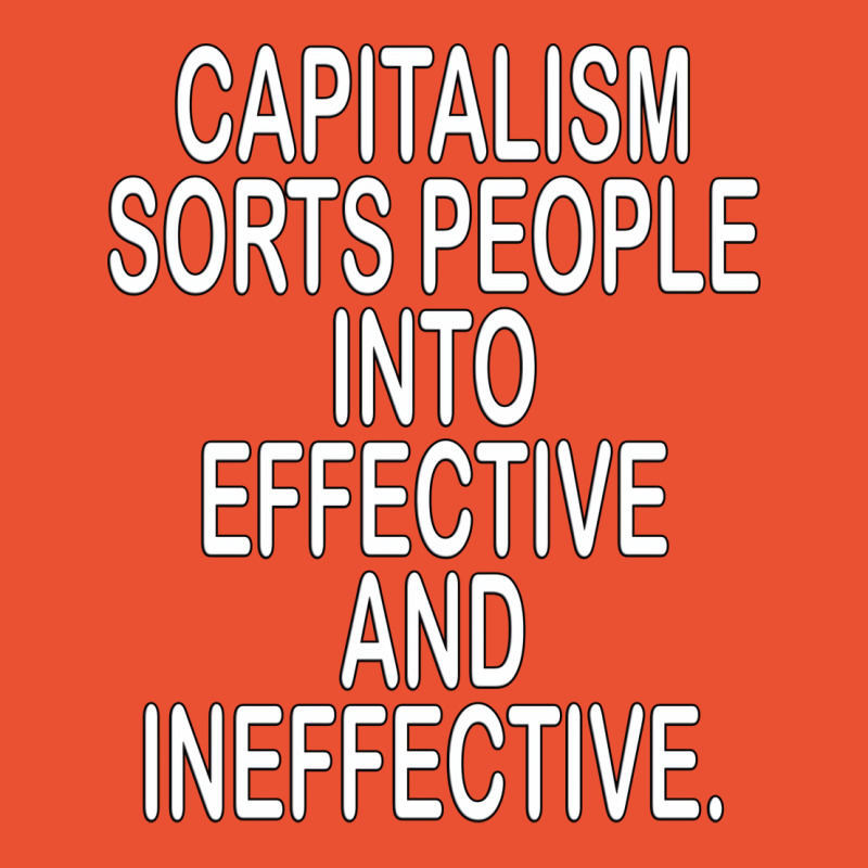 Capitalism Sorts People Inspirational Shirt Hippie Ladies Fitted T-Shirt by kundihjemariv | Artistshot