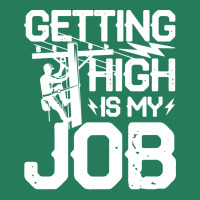 Getting High Is My Job Lineman Retro T-shirt | Artistshot