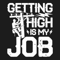 Getting High Is My Job Lineman Retro Hoodie & Jogger Set | Artistshot