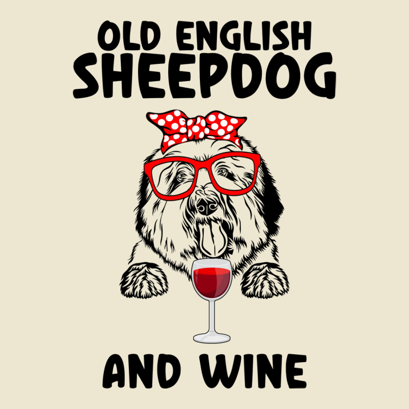 Old English Sheepdog And Wine Old English Sheepdog Cropped Hoodie by gcwalizatty1 | Artistshot