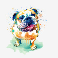 Watercolor Bulldog Nostalgia Classic T-shirt | Artistshot