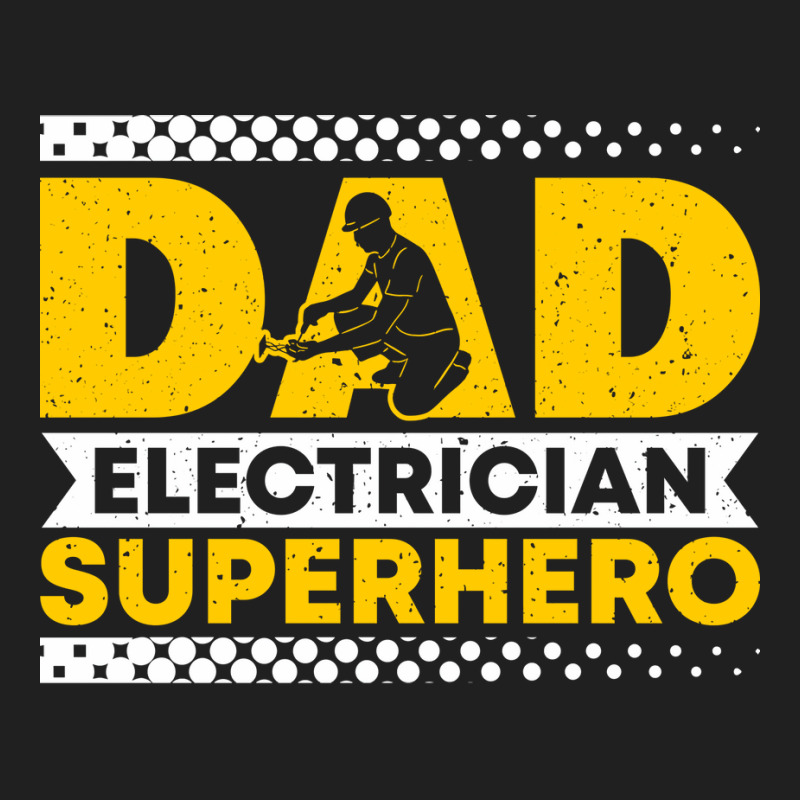 Dad Electrician Superhero Master Electrician Music Ladies Polo Shirt by roistefalis0 | Artistshot