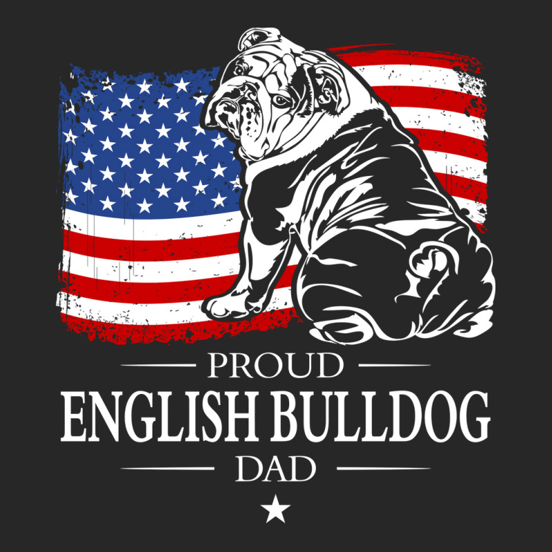 English Bulldog Dad American Flag Patriotic Dog Tu Women's Pajamas Set by mhirrystarao | Artistshot