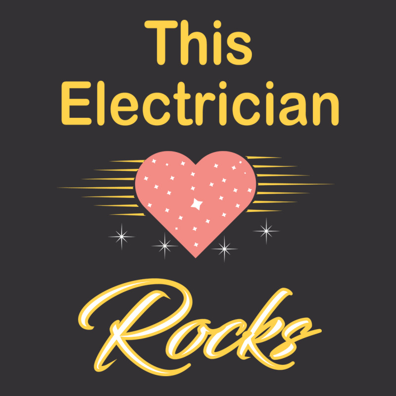 Electrician Love Girl Vintage Hoodie | Artistshot