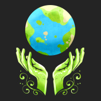 Two Hands Holding The Earth For Earth Day Travel 3/4 Sleeve Shirt | Artistshot