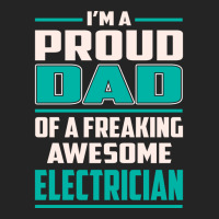 Proud Dad Electrician Gift 3/4 Sleeve Shirt | Artistshot