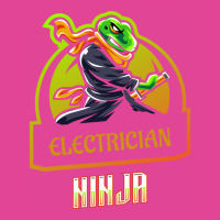 Electrician Ninja Love T-shirt | Artistshot