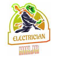 Electrician Ninja Love Sticker | Artistshot