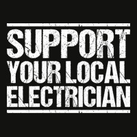 Electrician Lineman Wireman Electronics Technician Scorecard Crop Tee | Artistshot