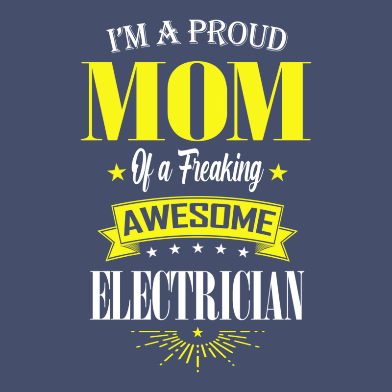 Im A Proud Mom Of A Freaking Awesome Electrician B Vintage Short by gurevamelvod | Artistshot