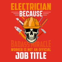 Electrician Because Badass Miracle Worker Is Not A Landscape Canvas Print | Artistshot