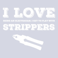 I Love Strippers Electrician Fleece Short | Artistshot