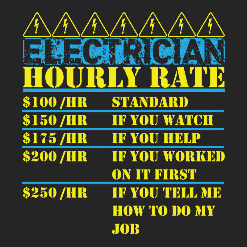 Electrician Hourly Rate I Electricity I Electricia Unisex Hoodie | Artistshot