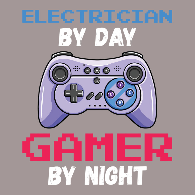 Electrician By Day Gamer By Night Hippie Vintage Short | Artistshot