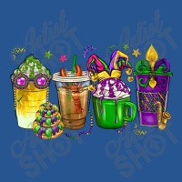 Mardi Gras Coffee Cups Ladies Fitted T-shirt | Artistshot