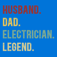 Electrician Funny Vintage Retro  Husband Dad Elect Metal Print Square | Artistshot