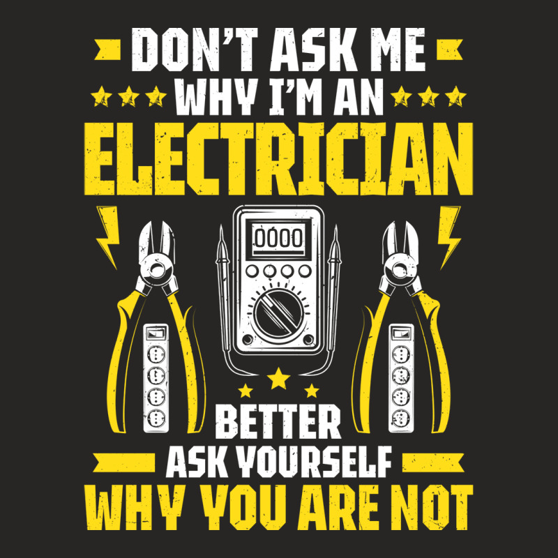 Electrician Lineman Wireman Electronics Technician Ladies Fitted T-Shirt by vaarstmatjiuz | Artistshot