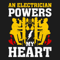 An Electrician Powers My Heart Stars Hoodie & Jogger Set | Artistshot