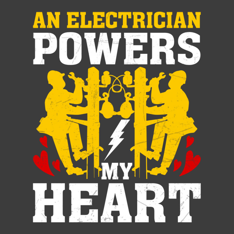 An Electrician Powers My Heart Stars Men's Polo Shirt | Artistshot