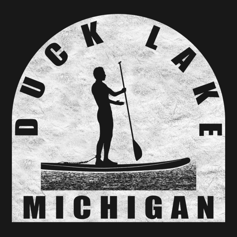 Duck Lake Paddleboarding Michigan Gift Flannel Shirt | Artistshot