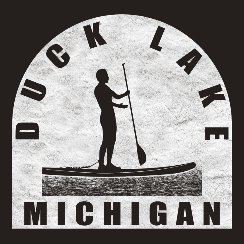 Duck Lake Paddleboarding Michigan Gift Tank Top | Artistshot