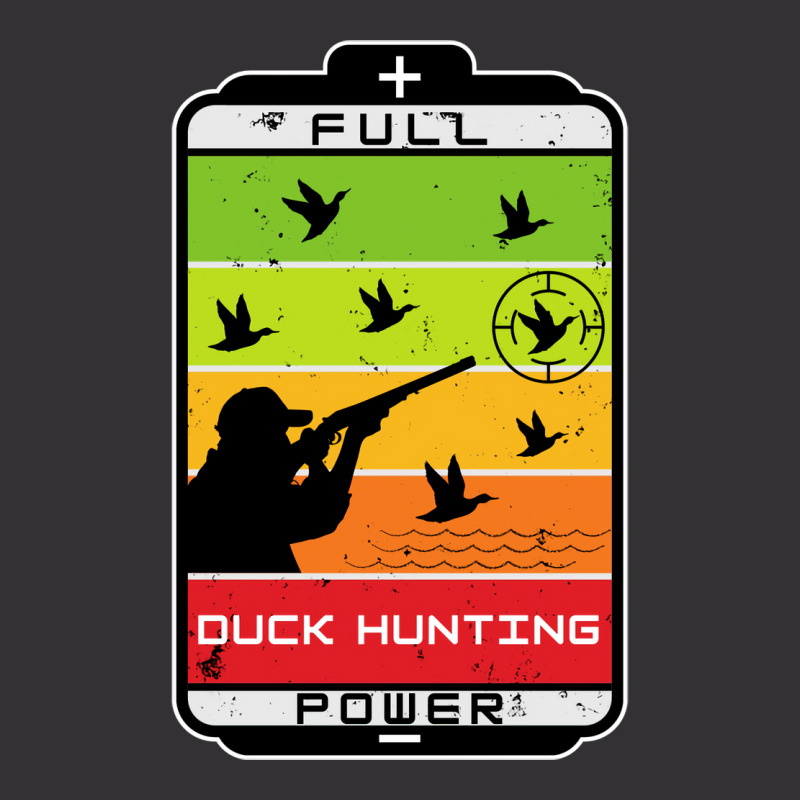 Duck Hunting Full Power Green Vintage Hoodie by argirwpaenov9 | Artistshot