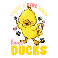 Just A Girl Who Loves Ducks Cute Duck Lover Yellow Men's T-shirt Pajama Set | Artistshot