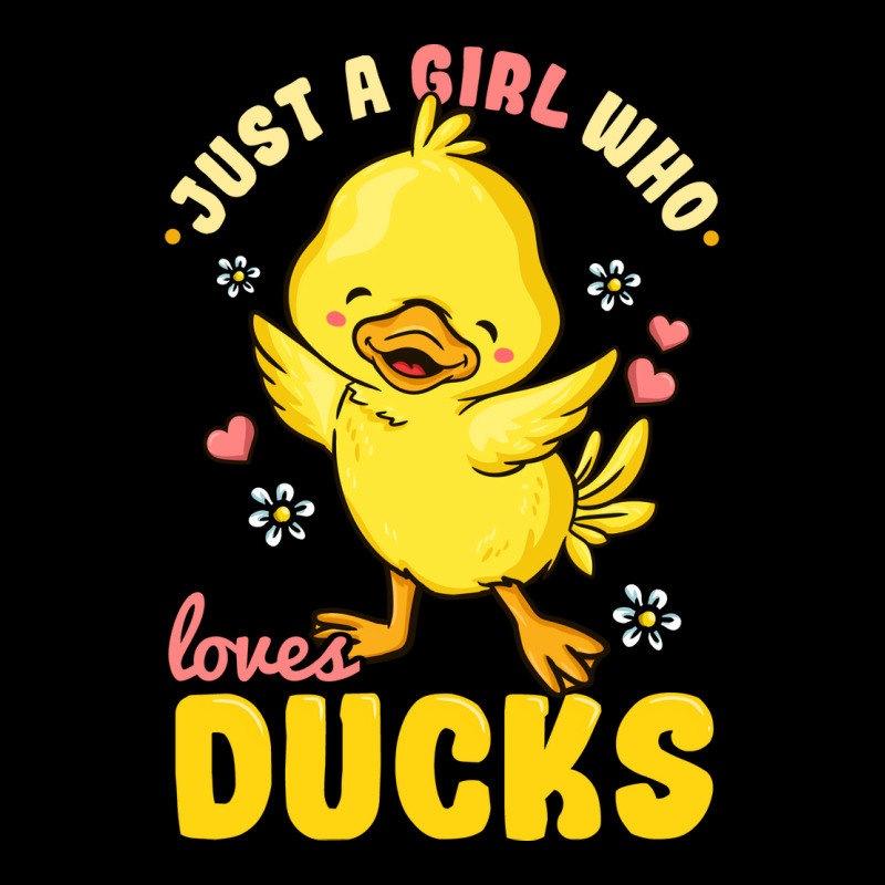 Just A Girl Who Loves Ducks Cute Duck Lover Yellow Men's Long Sleeve Pajama Set by argirwpaenov9 | Artistshot