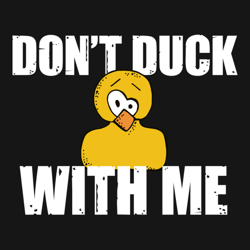 Custom Funny Rubber Duck Dont Duck With Me Music Active Duffel By ...