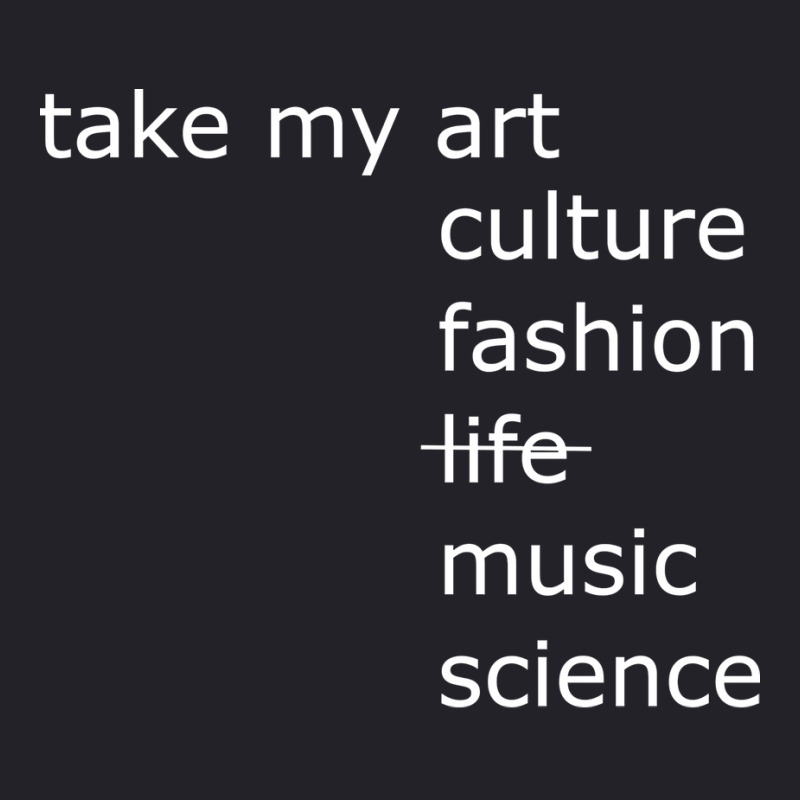 Take My Art Culture Fashion Life Music Science Blu Unisex Sherpa-lined Denim Jacket | Artistshot